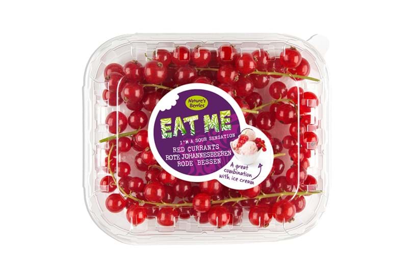 EAT ME Rote Johannisbeere Plastikschale 125 Gramm