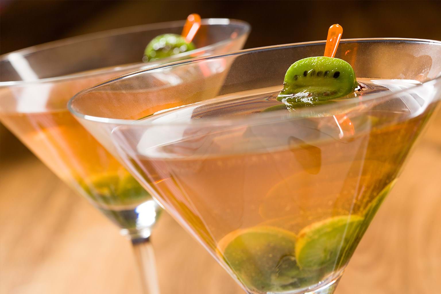 Kiwi Beeren-cocktail