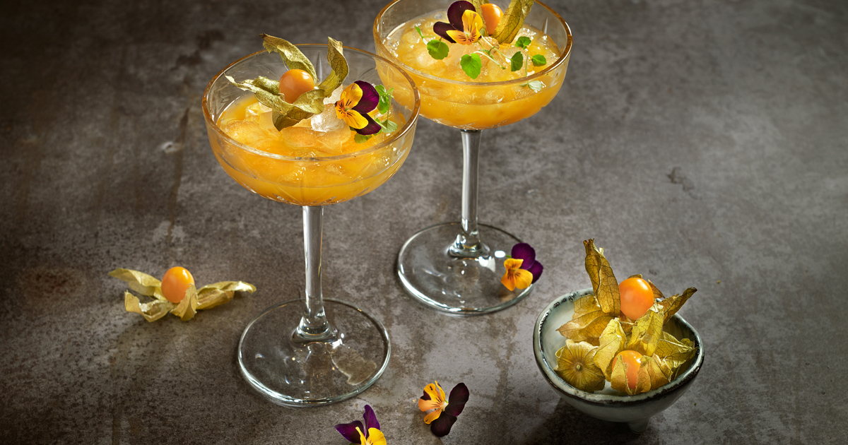 Physalis-Cocktail