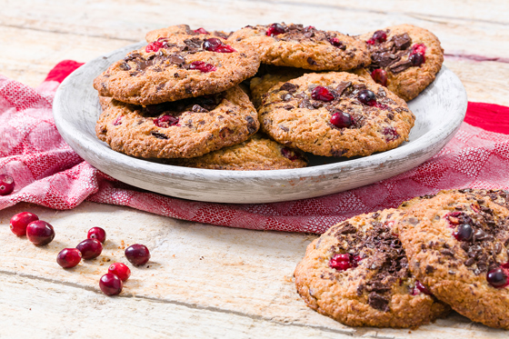 Cranberry Haverkoeken