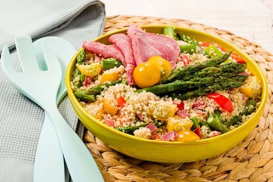Quinoa Salade Met Groene Asperges