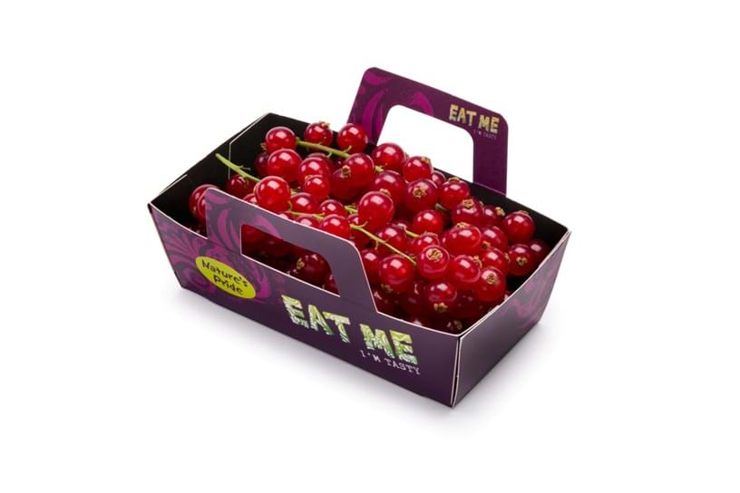 EAT ME Red currants Cardboard Boat