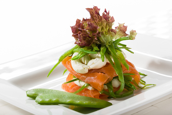 Zalmtaartje Met Peultjes