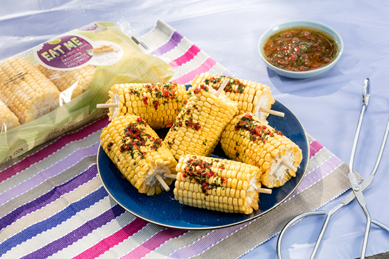 Suikermaïs Met Cayennepeper