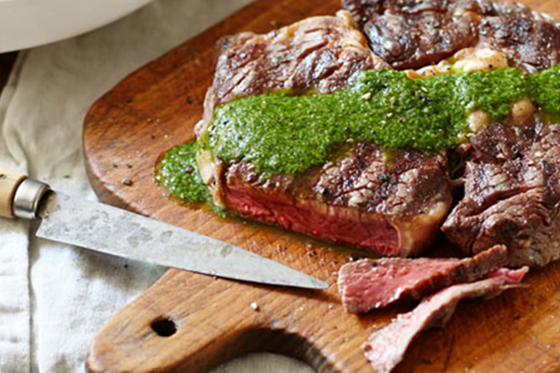 Gegrilde Ribeye Met Haricots Verts