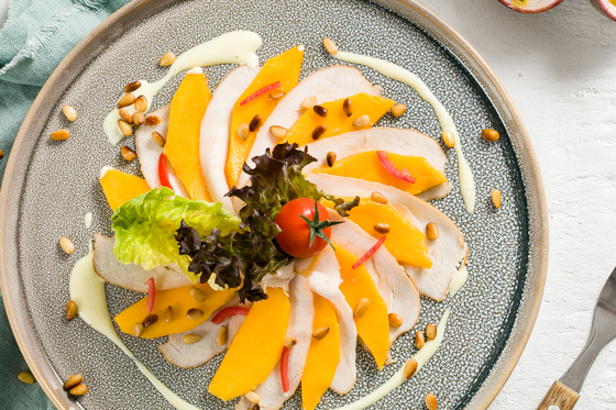 Mango Kipcarpaccio