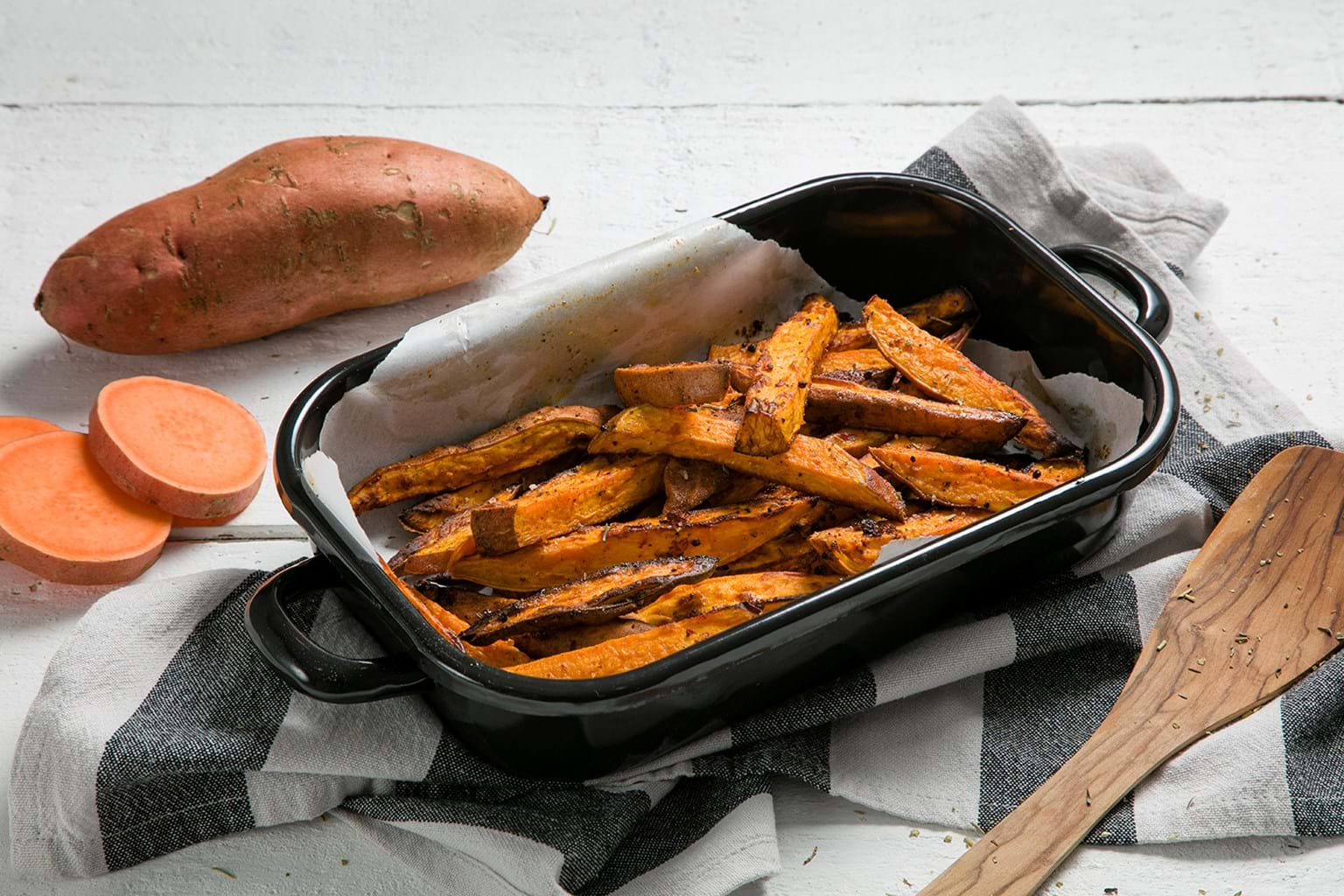 Spicy and sweet fries 