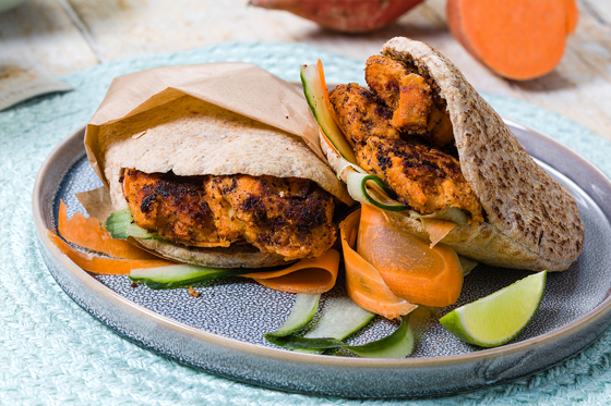 Zoete Aardappel Falafel