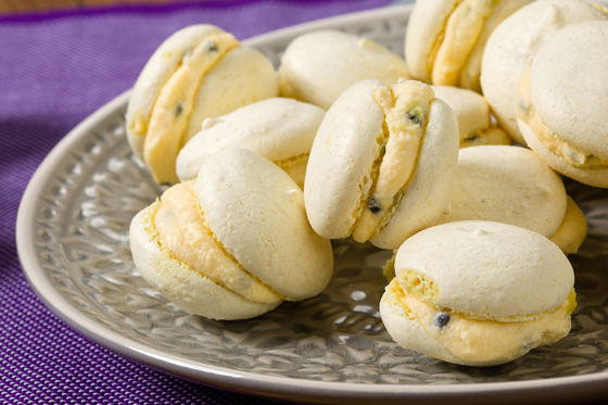Macarons Met Passiefruitcrème
