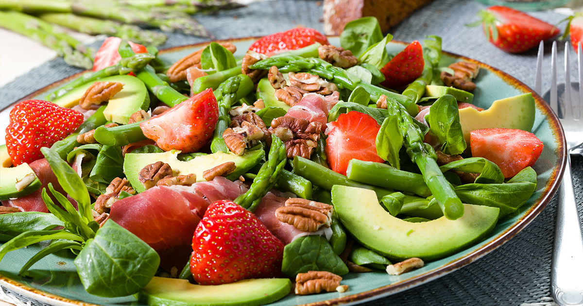 Mini Asperges Salade met groene mini asperges - EAT ME