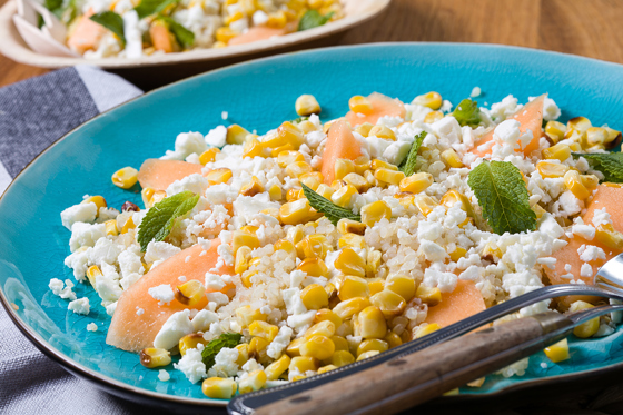 Suikermaïssalade Met Feta
