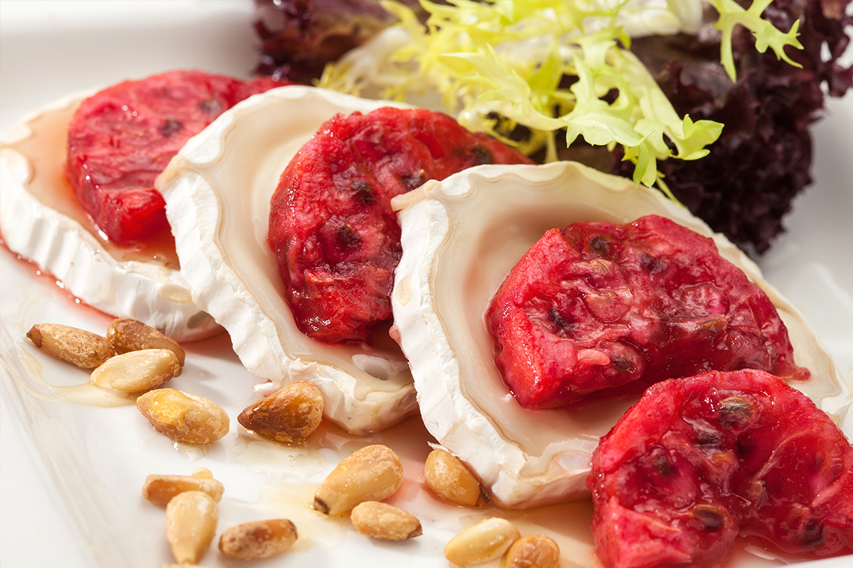 Kaktusfeige mit Ziegenkäse - EAT ME