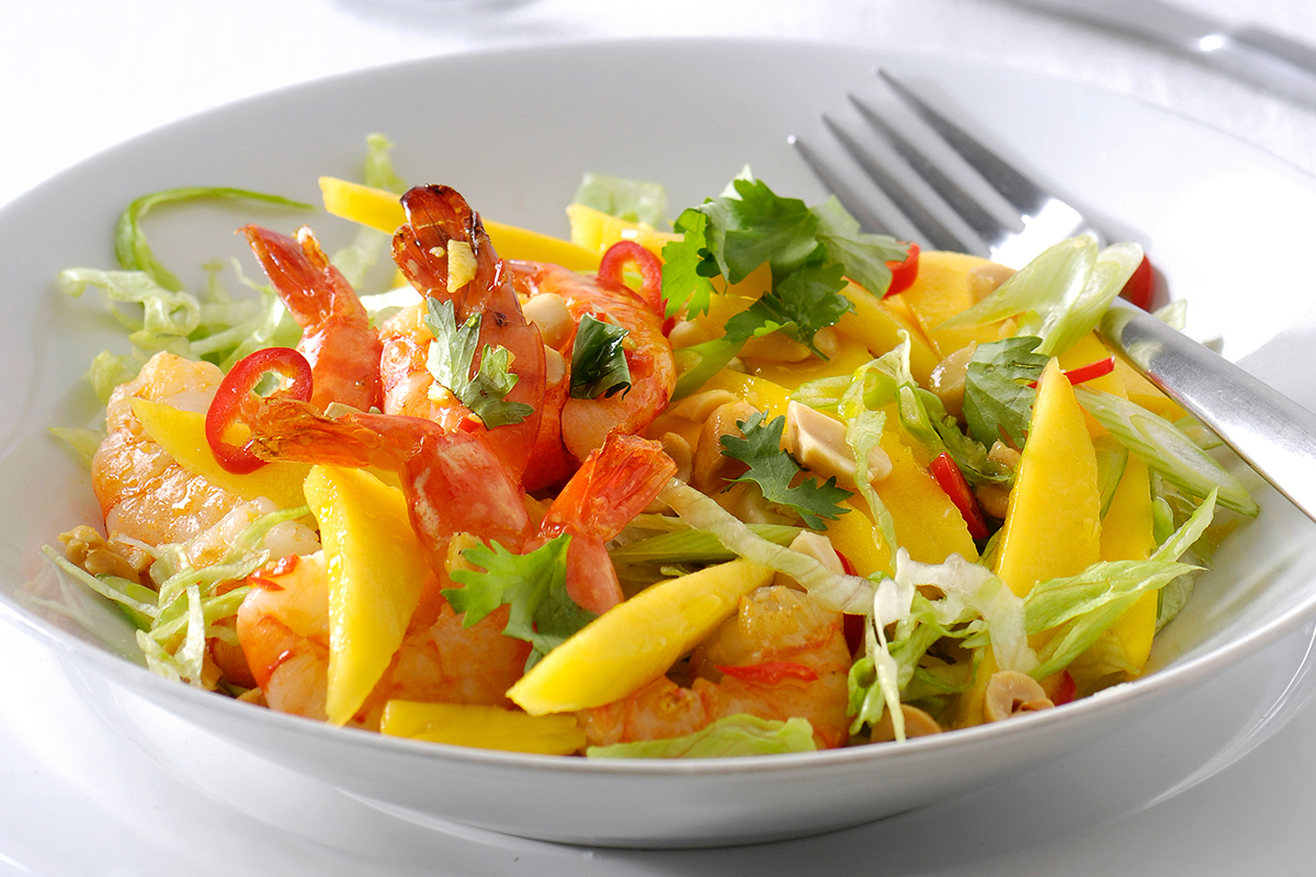 Mangosalat mit Garnelen - EAT ME