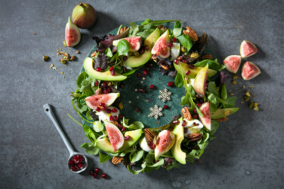Fig, avocado and pomegranate salad - EAT ME